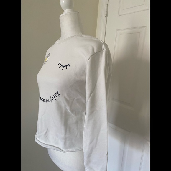 Flowers make me happy Sweatshirt - Picture 2 of 4